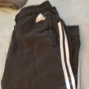 Mens Adidas joggers small black